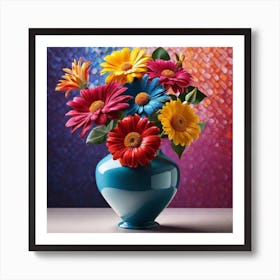 Gerbera Daisies Art Print