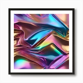 Shiny Metallic Background Art Print