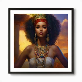 Egyptian Beauty 1 Art Print