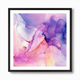 Abstract Watercolor Painting 6 Art Print