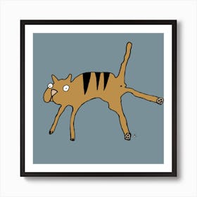 Crazy Kitty Art Print