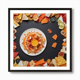 Plate Of Food Art Print