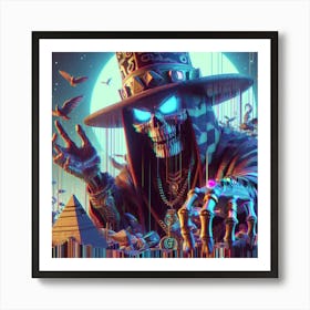 Skeleton Art Print