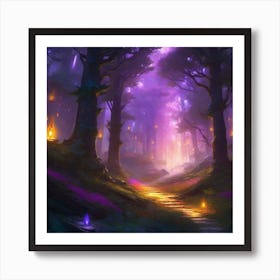 Forest Path Art Print