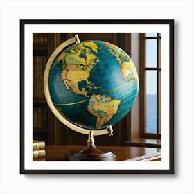 World Globe 3 Art Print