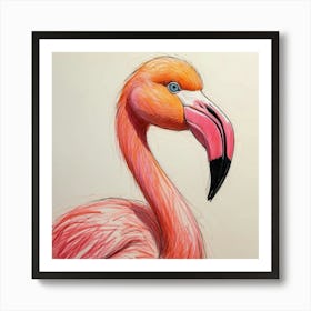 Flamingo 75 Art Print