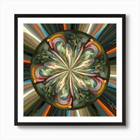 Whirling Geometry - #21 Art Print