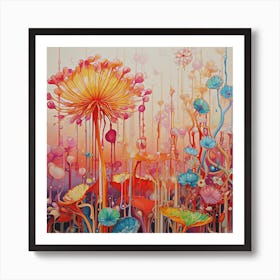 Spring Dreaming Flowers Art Print