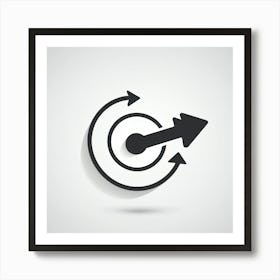 Arrow Icon 5 Art Print