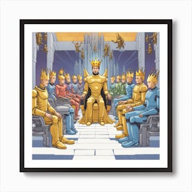 Kings Of The Golden Throne Art Print