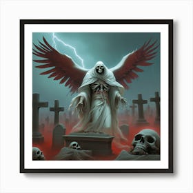 Angel Of Death 4 Art Print