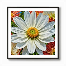 Dahlias 5 Art Print