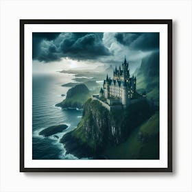Castle On The Cliffs Art Print
