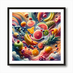 Fruit Fantasia Art Print