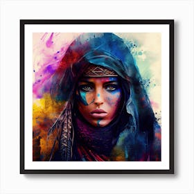 Powerful Tuareg Woman  #1 Art Print