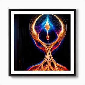 Quantum Chandelier Art Print