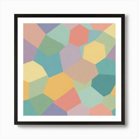 Abstract Geometric Pattern 23 Art Print