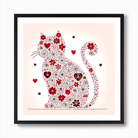 Valentine'S Day Card Art Print