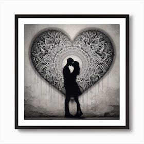 Heart Of Love 2 Art Print