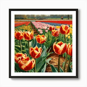 Tulips 22 Art Print