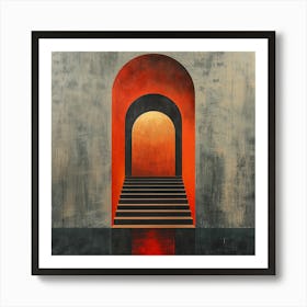 Stairway To Heaven - abstract art, abstract painting  city wall art, colorful wall art, home decor, minimal art, modern wall art, wall art, wall decoration, wall print colourful wall art, decor wall art, digital art, digital art download, interior wall art, downloadable art, eclectic wall, fantasy wall art, home decoration, home decor wall, printable art, printable wall art, wall art prints, artistic expression, contemporary, modern art print, Art Print