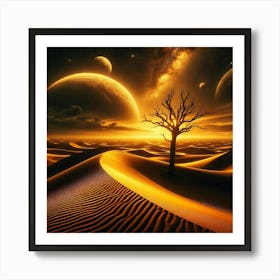 Desert Landscape 18 Art Print