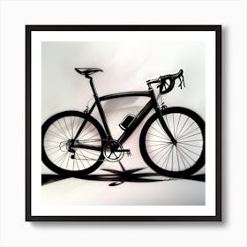 Bike Drawing Art Print