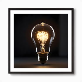 Light Bulb Art Print