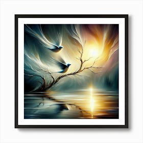 Doves Art Print