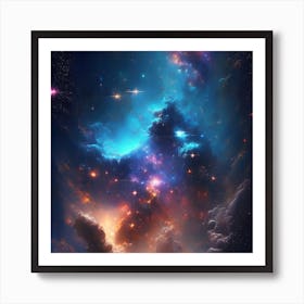 Space Nebula 1 Art Print