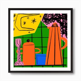 Teiera and mug of tea Affiche