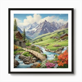 Swiss Alps 6 Art Print