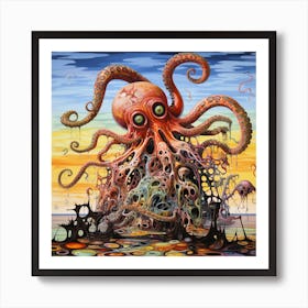 Octopus 13 Art Print