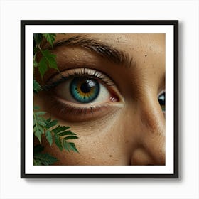 Eyes Of A Woman Art Print