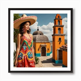 Mexican Girl 41 Art Print