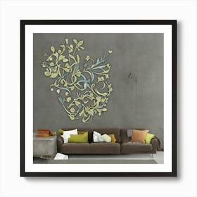 Floral Wall Art 7 Art Print