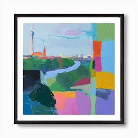 Abstract Travel Collection Berlin Germany 1 Art Print