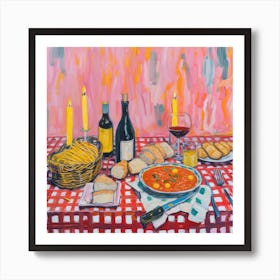 Bella Tavola Trattoria Italian Food Kitchen Art Print