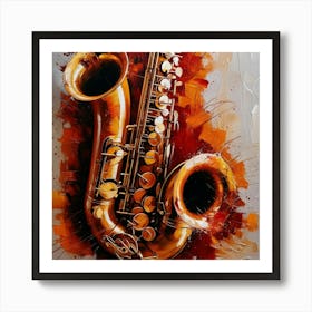 Saxophone 2 Art Print