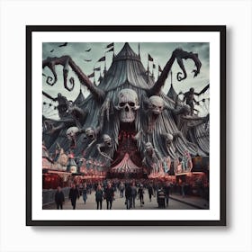 Halloween Carnival Art Print