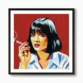 Pulp Fiction' by Nikita Abakumov as a door poster or door sticker