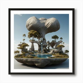 Rocky Island Art Print