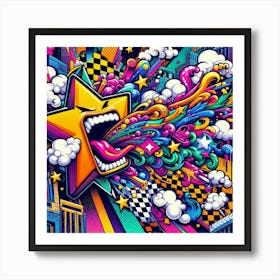 Psychedelic Art 51 Art Print