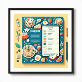 Restaurant Menu 1 Art Print