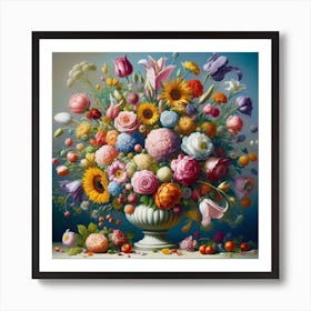 Flowers In A Vase Art Print