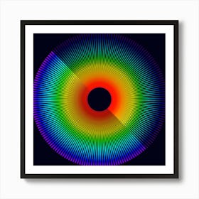 Rainbow Circle 1 Art Print