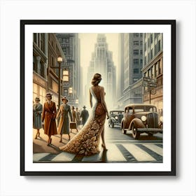 Elegance on Fifth Avenue Art Print