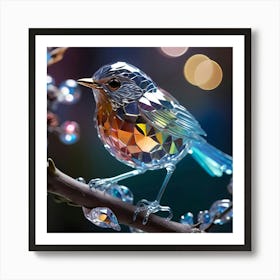 Albedobase Xl Highly Detailed Shot Of An Iridescence Crystal S 0 Upscayl 4x Realesrgan X4plus Anime Art Print