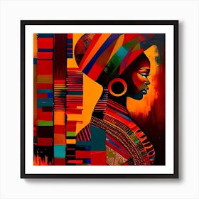 African Woman Art Print