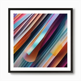 Abstract Paper Art Art Print